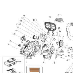 DeWalt DCM565L2 spare parts