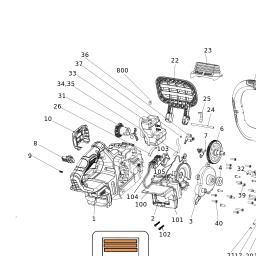DeWalt DCM565N spare parts