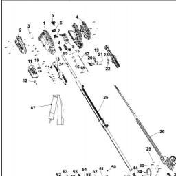 DeWalt DCM586N spare parts