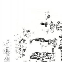 DeWalt DCM849B spare parts
