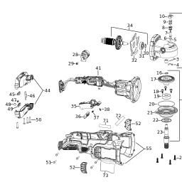 DeWalt DCM849N spare parts