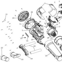 DeWalt DCMBL777X1 spare parts