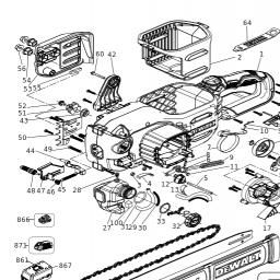 DeWalt DCMCS574T1 spare parts