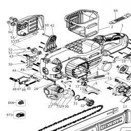 DeWalt DCMCS574X1 spare parts