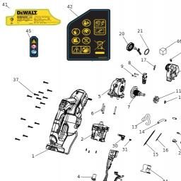 DeWalt DCMPS520N spare parts