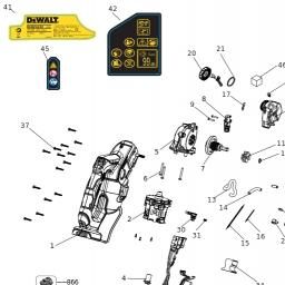 DeWalt DCMPS520P2 spare parts