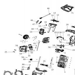 DeWalt DCMPW1600N spare parts