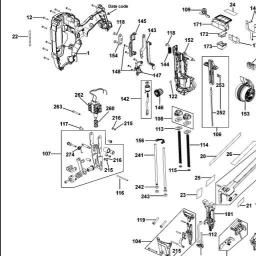 DeWalt DCN661 FINISH NAILER 16 GAUGE spare parts