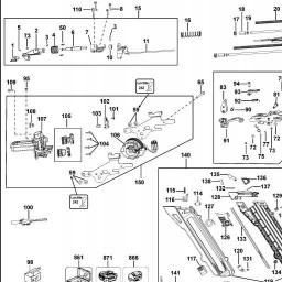 DeWalt DCN694 CORDLESS NAILER spare parts