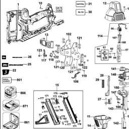 DeWalt DCN891 spare parts