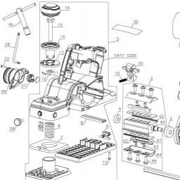 DeWalt DCP580B spare parts