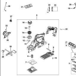 DeWalt DCP580N spare parts