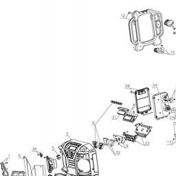DeWalt DCR015 spare parts