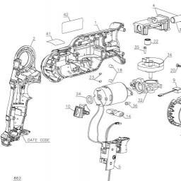 DeWalt DCS310B spare parts