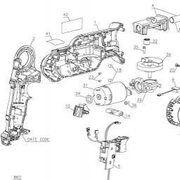 DeWalt DCS310S1 spare parts