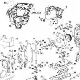 DeWalt DCS331L1 spare parts