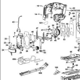 DeWalt DCS334 spare parts