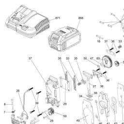 DeWalt DCS334B spare parts