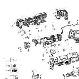 DeWalt DCS353D2 spare parts