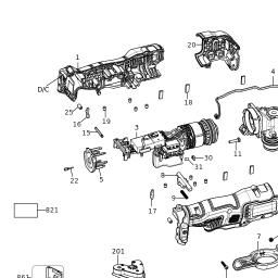 DeWalt DCS353NT spare parts