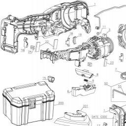 DeWalt DCS355C1 spare parts