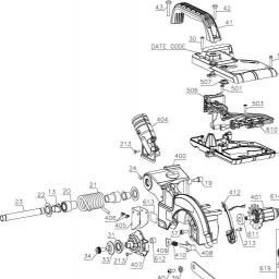 DeWalt DCS361M1 spare parts