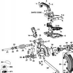 DeWalt DCS365N spare parts
