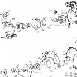 DeWalt DCS373M2 spare parts