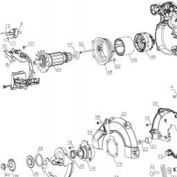 DeWalt DCS373N spare parts