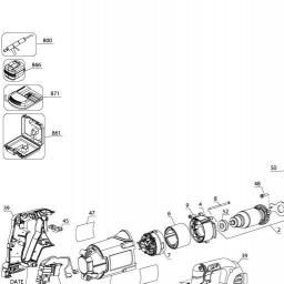 DeWalt DCS380B spare parts