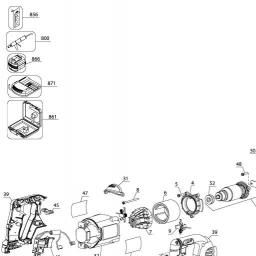 DeWalt DCS380N spare parts