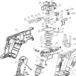 DeWalt DCS387B spare parts