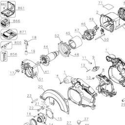 DeWalt DCS391B spare parts