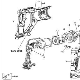 DeWalt DCS491 spare parts