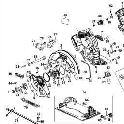 DeWalt DCS570H2T spare parts
