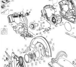 DeWalt DCS570M1 spare parts