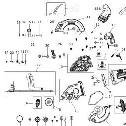 DeWalt DCS571E2T spare parts