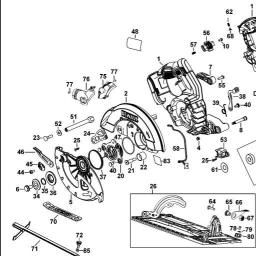 DeWalt DCS572 spare parts