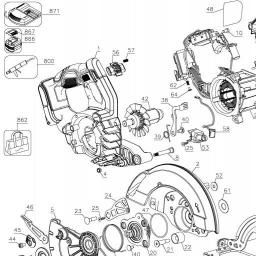 DeWalt DCS575T2 spare parts