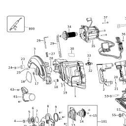 DeWalt DCS577N spare parts