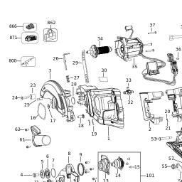 DeWalt DCS577X2 spare parts
