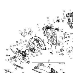 DeWalt DCS578B spare parts