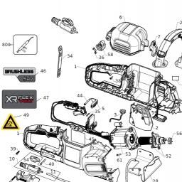DeWalt DCS691X2 spare parts