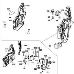 DeWalt DCS777 spare parts