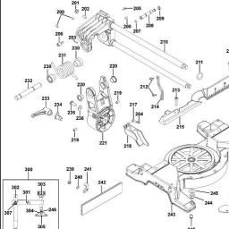 DeWalt DCS778 spare parts