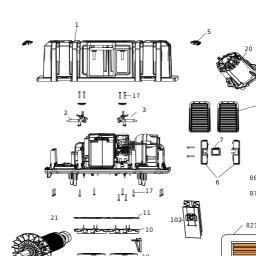DeWalt DCV585T2 spare parts
