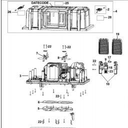 DeWalt DCV586 spare parts