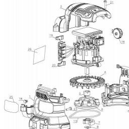 DeWalt DCW210N spare parts