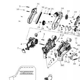 DeWalt DCW220B spare parts