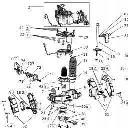 DeWalt DCW620H2 spare parts